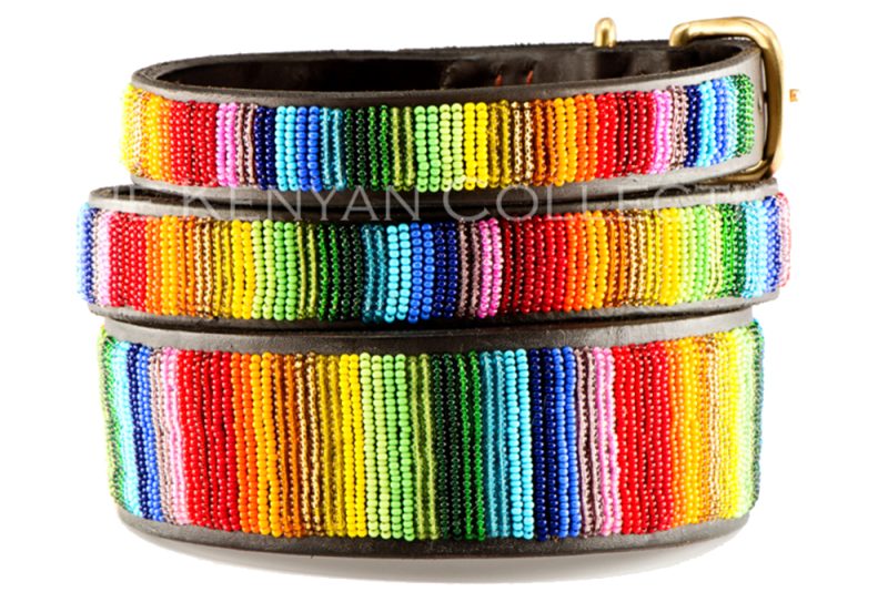 Kenyan Collection Rainbow Beaded Collar