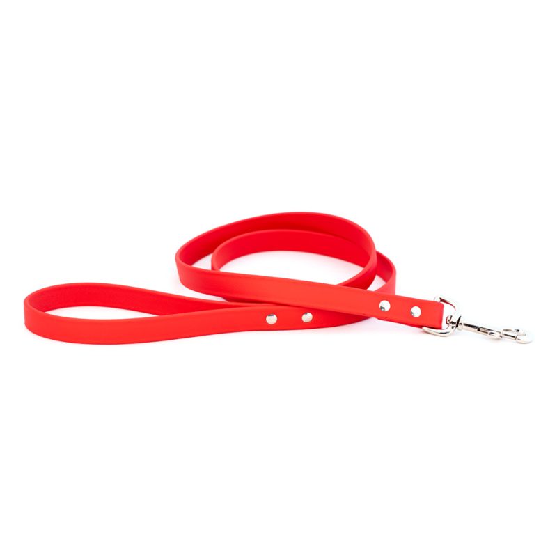 red waterproof leash