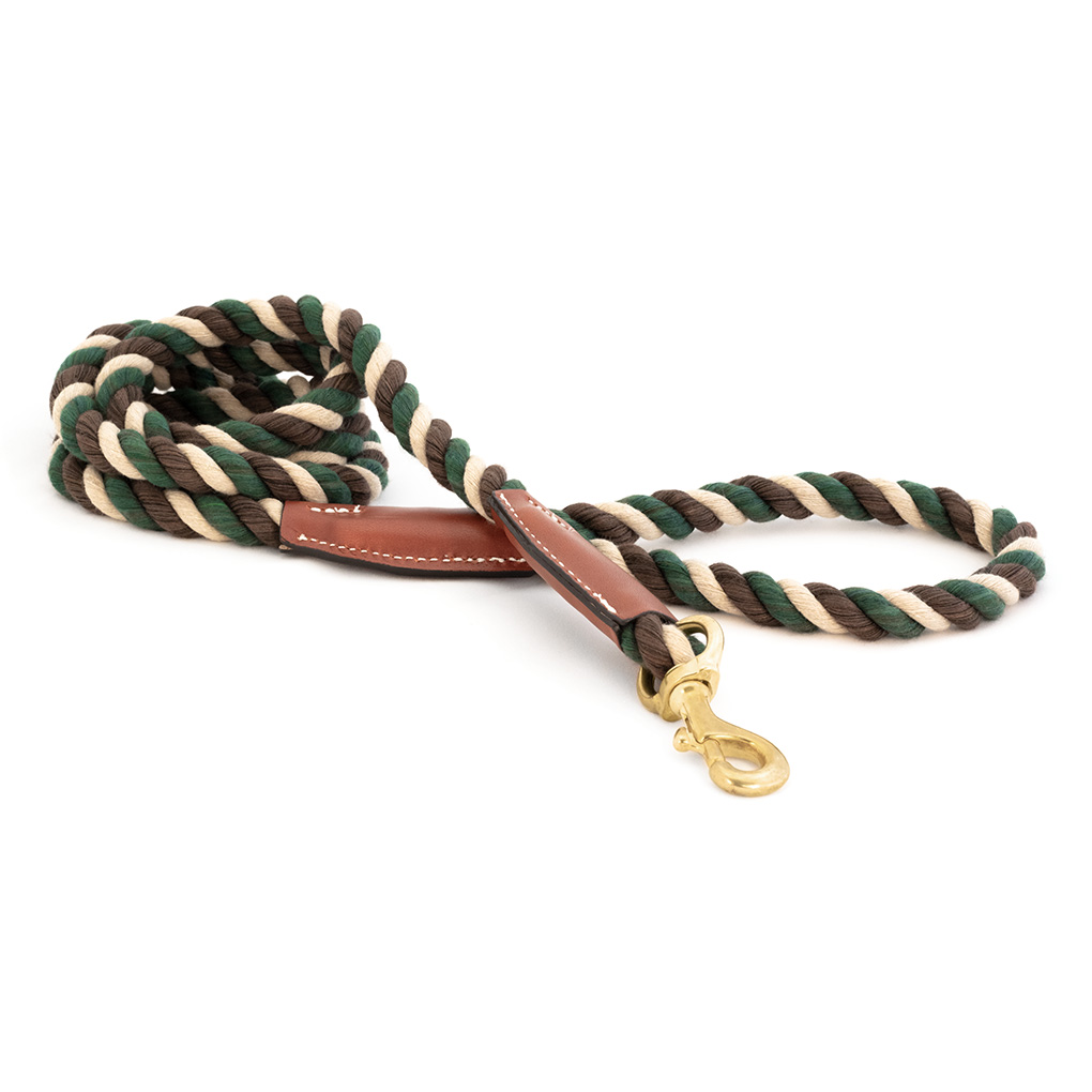 Camo Cotton Rope Dog Leash
