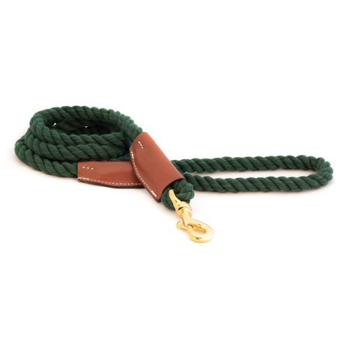 Evergreen Cotton Rope Leash