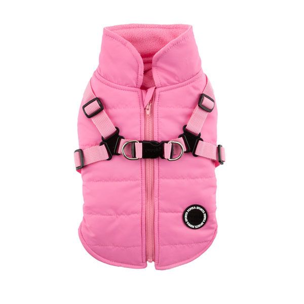 Pink Coat with Harness