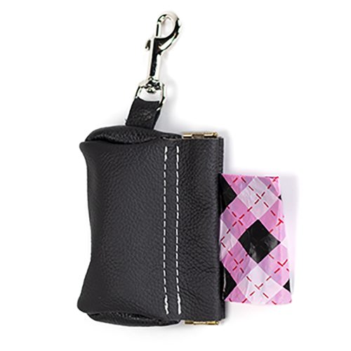 Black pouch for poo bags