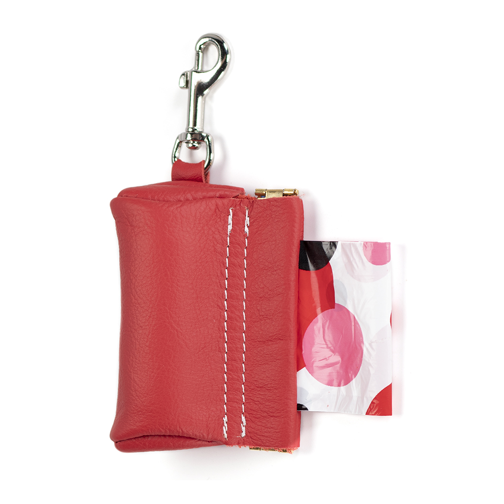 Poo Pouch bright red