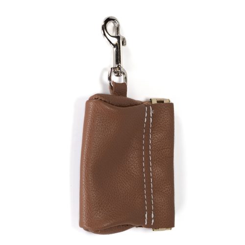 leather pouch for poo bags