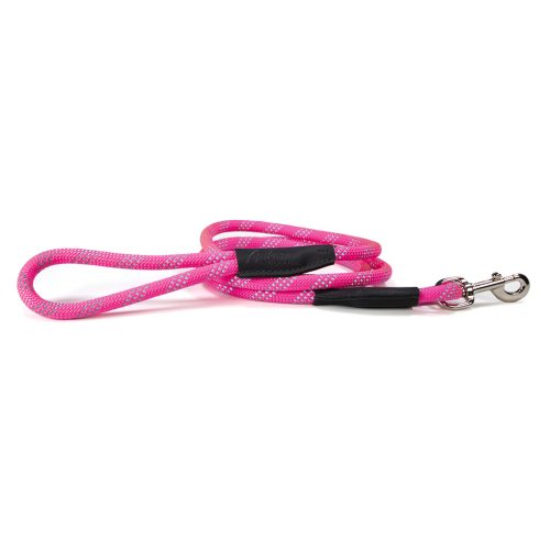 Pink reflective rope leash