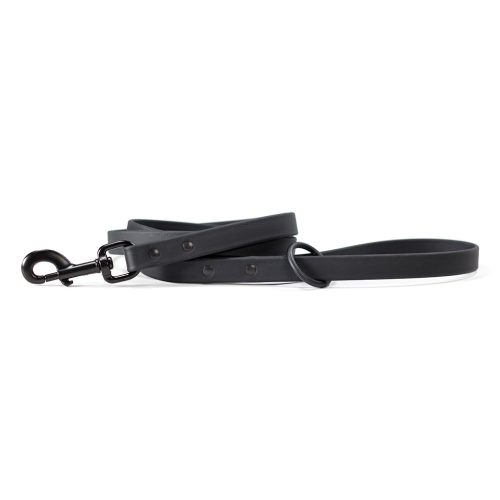 Waterproof black leash for dogs
